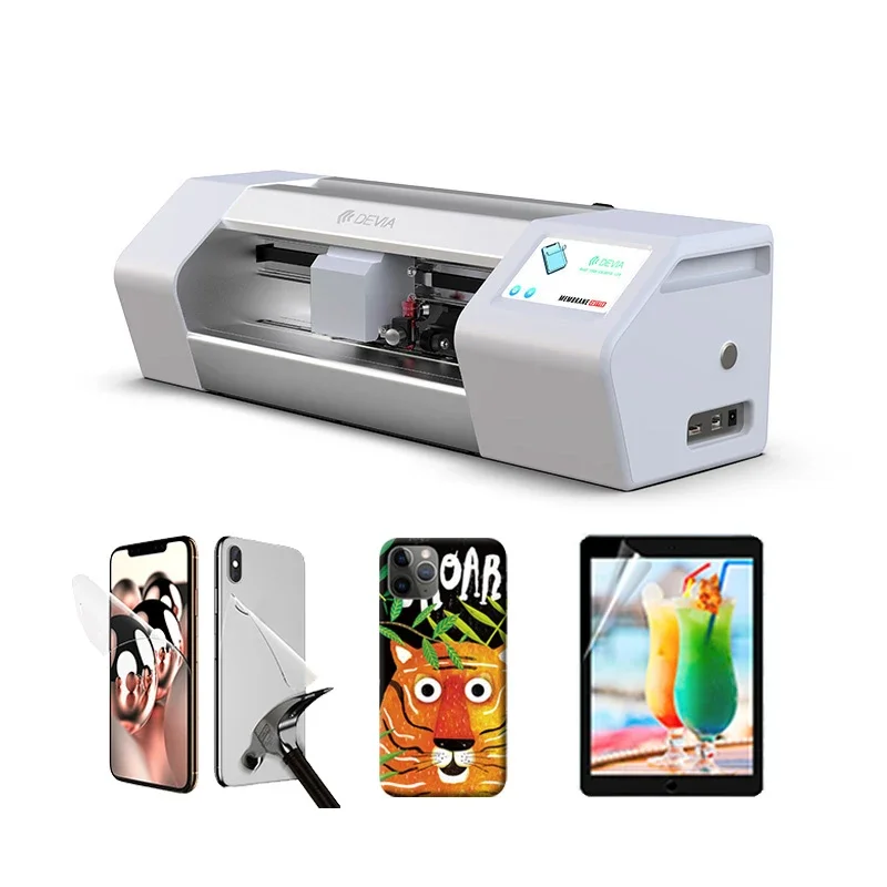 Devia ID skin TPU hydrogel privacy screen protector back skin film sticker cutting machine Full body protecter making cutter
Devia ID skin TPU hydrogel privacy screen protector back skin film sticker cutting machine Full body protecter making cutter
