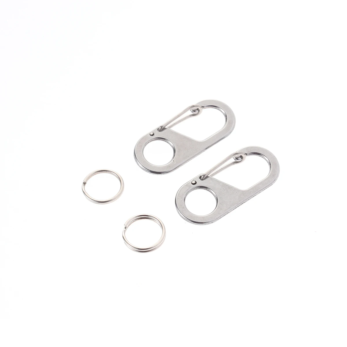 2 Pcs Stainless Steel Carabiner 4x1x0.2cm Pet ID Tag Holder Clips Dog Cat Supplies Metal Detach Collar Harness Easy
2 Pcs Stainless Steel Carabiner 4x1x0.2cm Pet ID Tag Holder Clips Dog Cat Supplies Metal Detach Collar Harness Easy