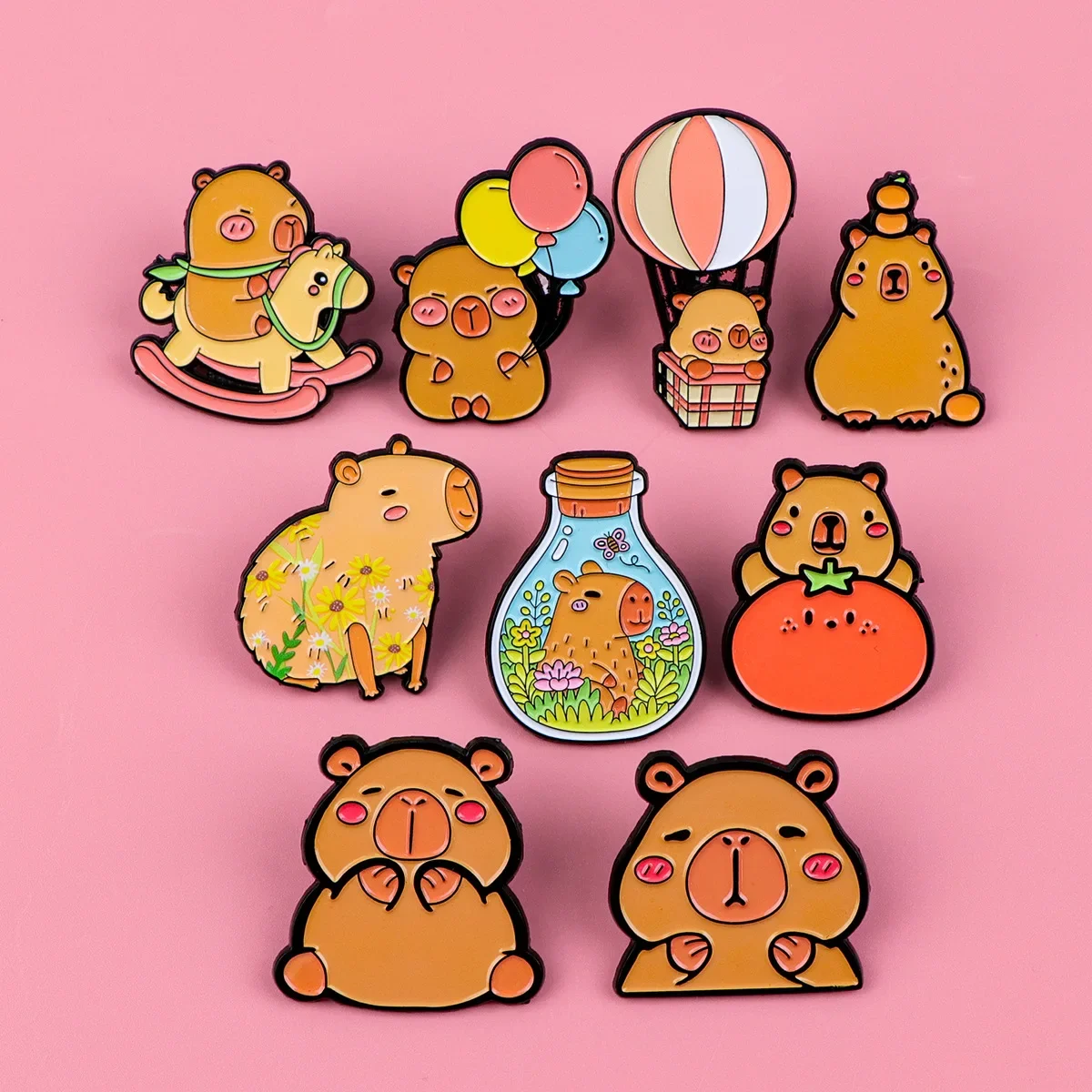 Capybara Portable Badge Anime Cartoon Alloy Lapel Pins Brooche Badge Bag Clothes Cute Decor Kids Jewelry Birthday Kawaii Gift
Capybara Portable Badge Anime Cartoon Alloy Lapel Pins Brooche Badge Bag Clothes Cute Decor Kids Jewelry Birthday Kawaii Gift