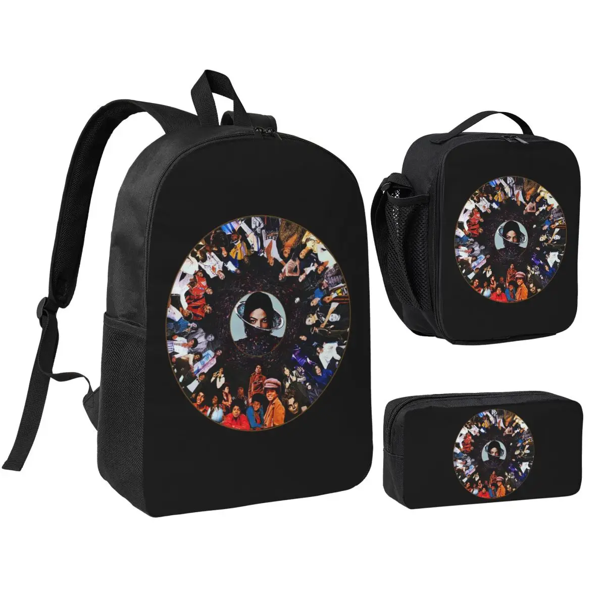 Michael J-Jackson Backpack Boys Girls BookBag School Bag Shoulder Bags 3ps Insulated Lunch Bag Pencil Case
Michael J-Jackson Backpack Boys Girls BookBag School Bag Shoulder Bags 3ps Insulated Lunch Bag Pencil Case