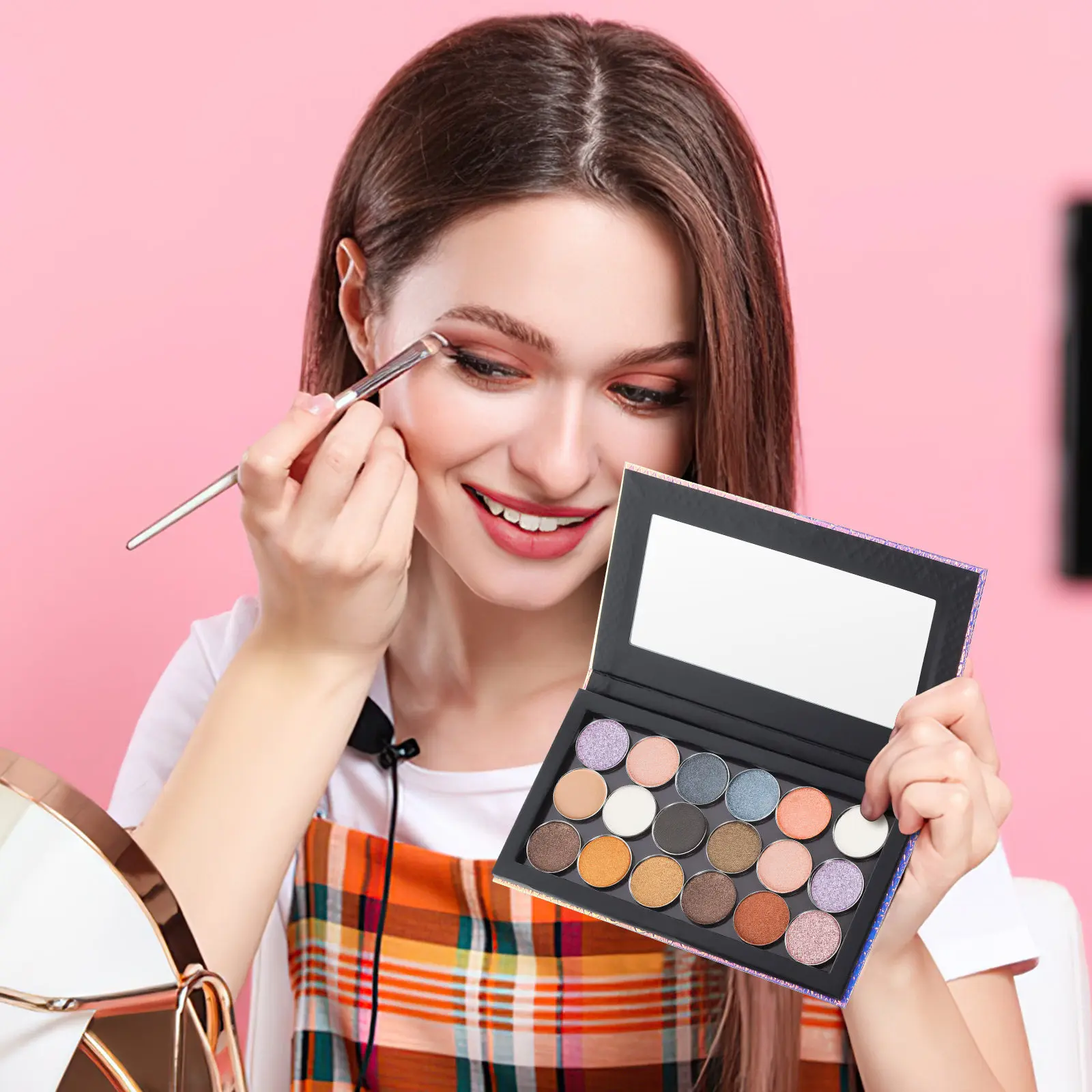 1Set Magnetic Eyeshadow Palette Empty Large Capacity Makeup Tray with Scraper Scale Look for Professional Personal
1Set Magnetic Eyeshadow Palette Empty Large Capacity Makeup Tray with Scraper Scale Look for Professional Personal