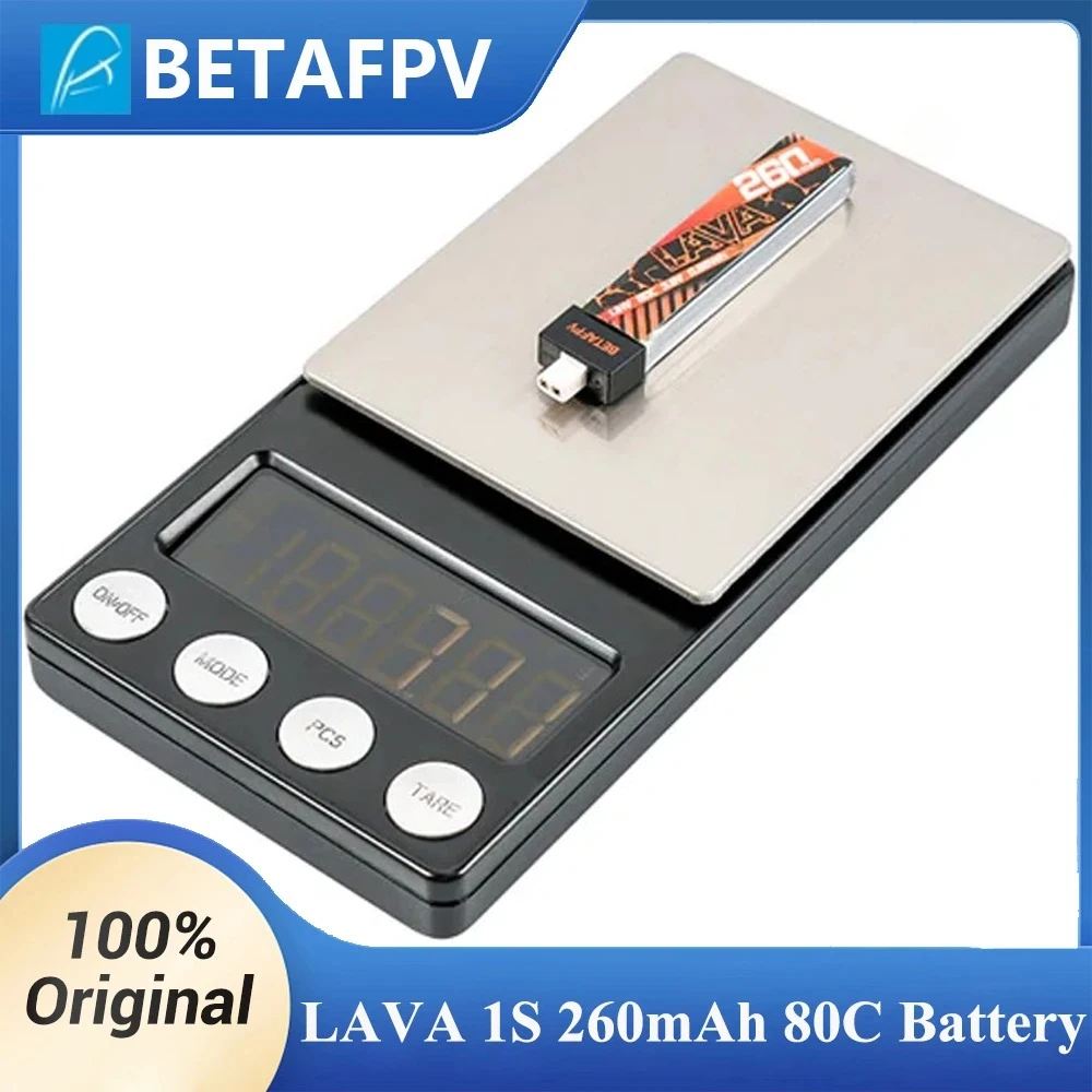 BETAFPV LAVA 1S 260mAh 80C Battery BT2.0 Connector For Air65 Meteor65 Pro O4 Whoop Drone FPV Racing Airplanes
BETAFPV LAVA 1S 260mAh 80C Battery BT2.0 Connector For Air65 Meteor65 Pro O4 Whoop Drone FPV Racing Airplanes