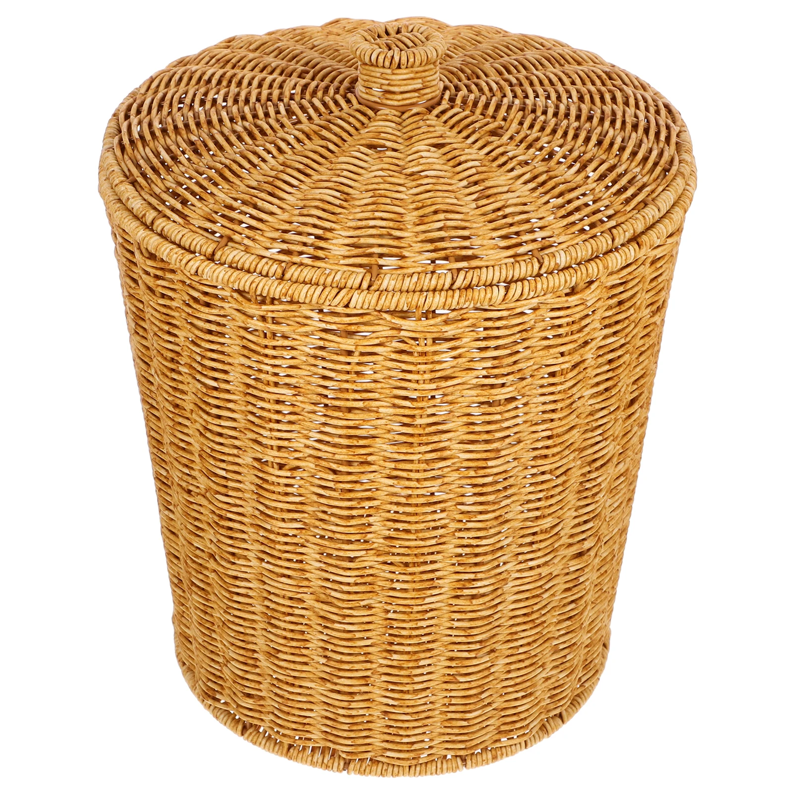Trash Can 28x33.5cm Beige Retro PP Woven Laundry Basket Bedroom Office Storage Container for Clothes Toys Books
Trash Can 28x33.5cm Beige Retro PP Woven Laundry Basket Bedroom Office Storage Container for Clothes Toys Books