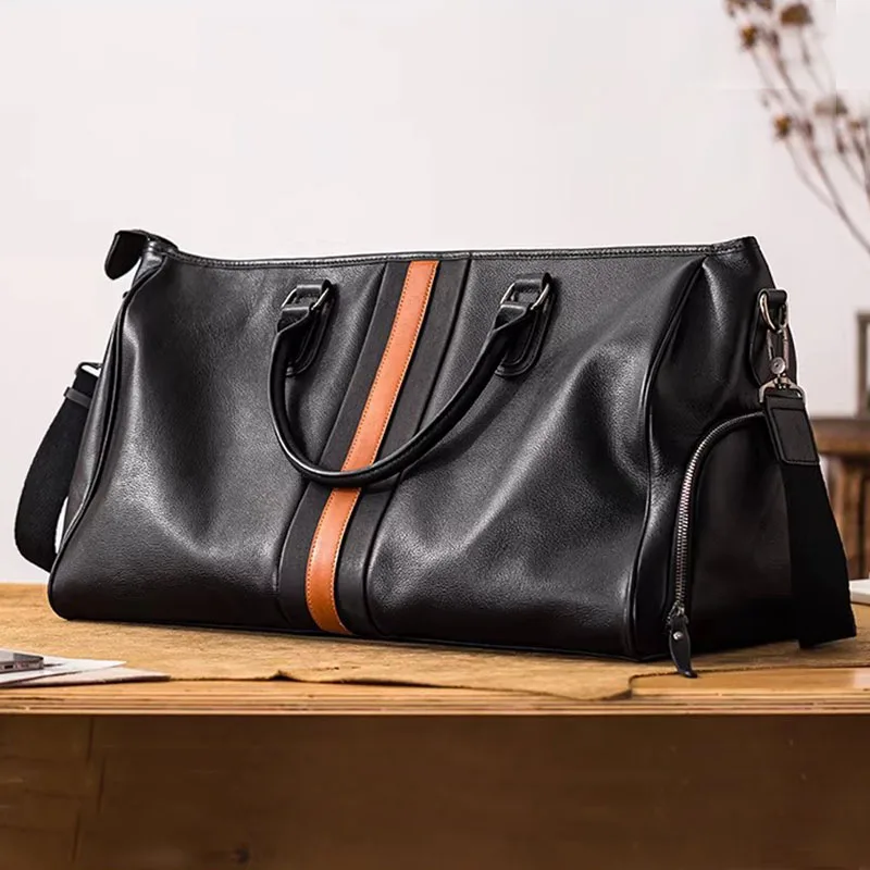 AETOO Leather men's hand-held travel bag, men's large-capacity crossbody business luggage bag, soft cowhide lightweight fitness
AETOO Leather men's hand-held travel bag, men's large-capacity crossbody business luggage bag, soft cowhide lightweight fitness