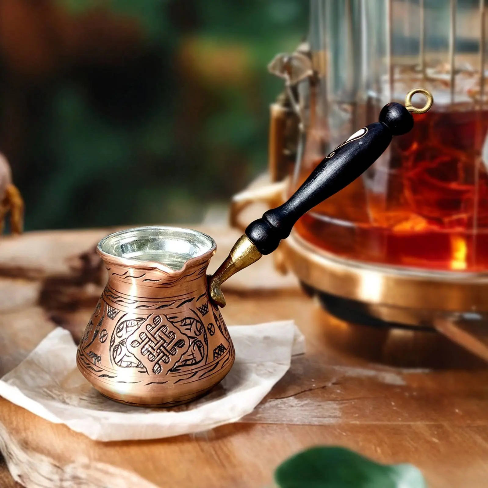Turkish Coffee Pot Vintage Design Handmade Copper Cezve Copper Cezve Tin Lined Greek Briki Rustproof for Collectors, Gift
Turkish Coffee Pot Vintage Design Handmade Copper Cezve Copper Cezve Tin Lined Greek Briki Rustproof for Collectors, Gift