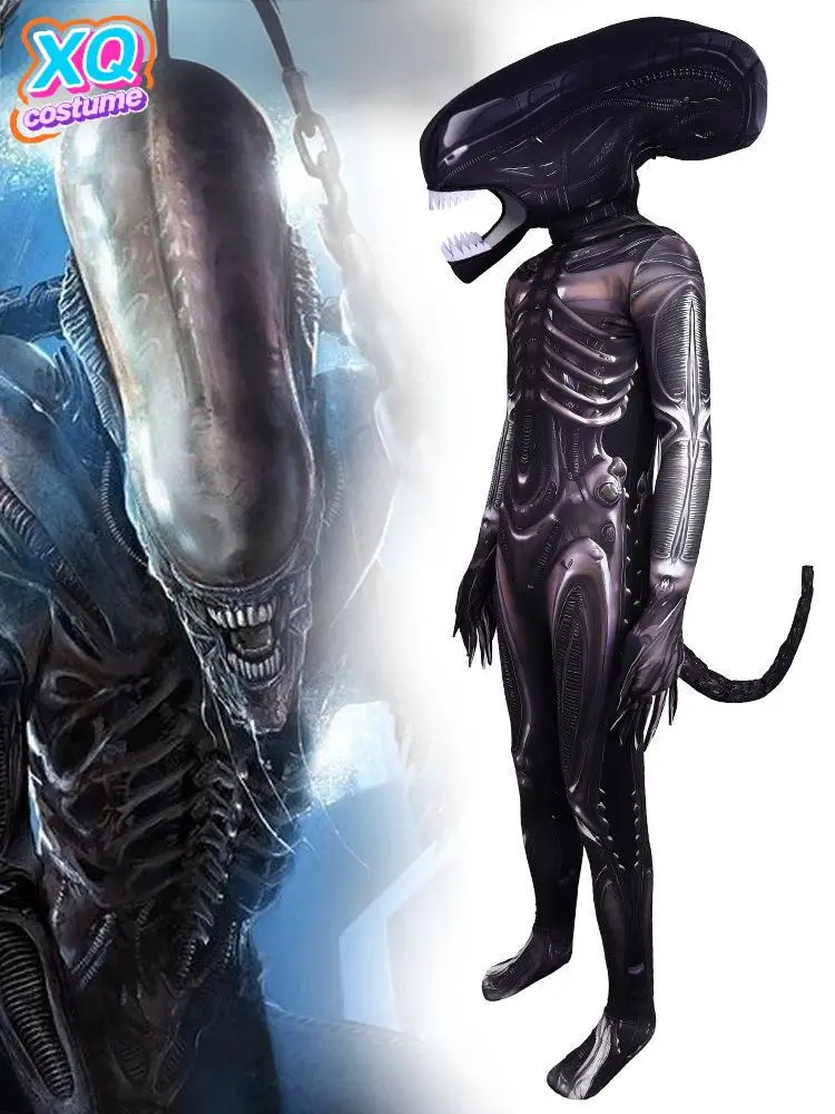 Halloween Alien 3D Print Bodysuit Costumes for Adults Movie Monster Space Monster Rolepay Jumpsuit and Headgear for Stage
Halloween Alien 3D Print Bodysuit Costumes for Adults Movie Monster Space Monster Rolepay Jumpsuit and Headgear for Stage