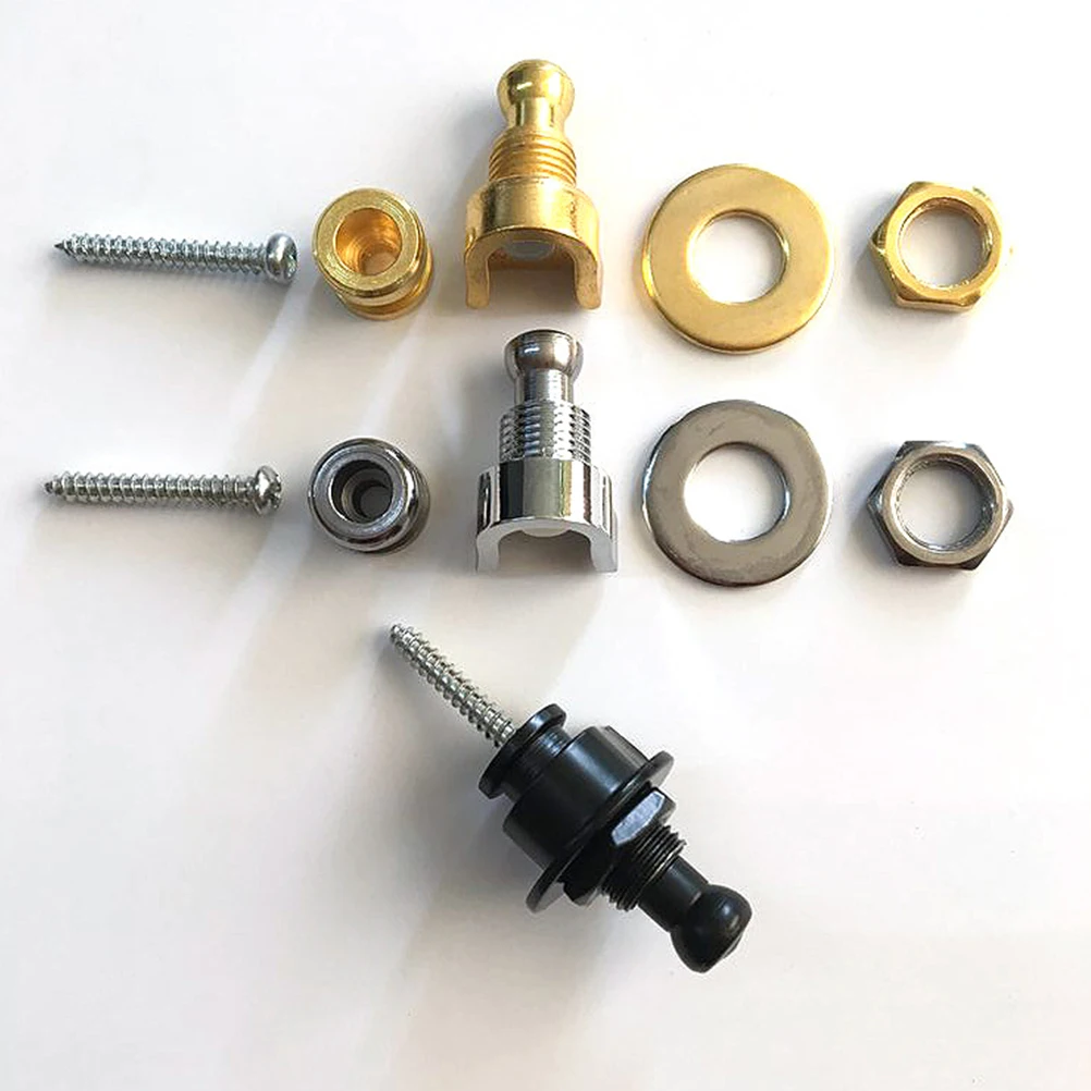 2pcs Solid Copper Guitar Strap Locks Metal Non-Slip Nails For Electric Acoustic Bass Anti-Fall Strap Buckles Black
2pcs Solid Copper Guitar Strap Locks Metal Non-Slip Nails For Electric Acoustic Bass Anti-Fall Strap Buckles Black