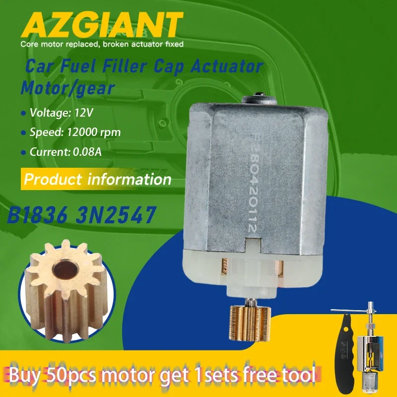 B1836 3N2547 Car Fuel Gas Tank Filler Door Cap Latch Actuator Motor 12 Teeth Copper Gear For Audi A6/A6 Quattro/Q7/TT/TT Quattro
B1836 3N2547 Car Fuel Gas Tank Filler Door Cap Latch Actuator Motor 12 Teeth Copper Gear For Audi A6/A6 Quattro/Q7/TT/TT Quattro