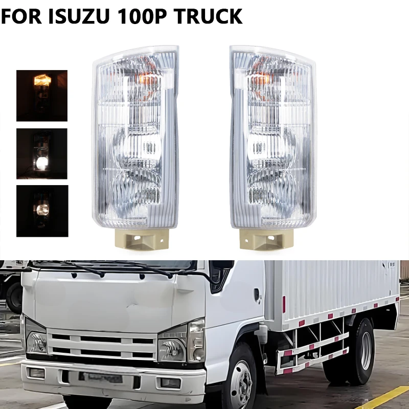 Car Headlight Turn Signal Light For Isuzu 100P Truck Front Bumper Corner Light Side Marker Corner Fog Lamp Car Accessories
Car Headlight Turn Signal Light For Isuzu 100P Truck Front Bumper Corner Light Side Marker Corner Fog Lamp Car Accessories