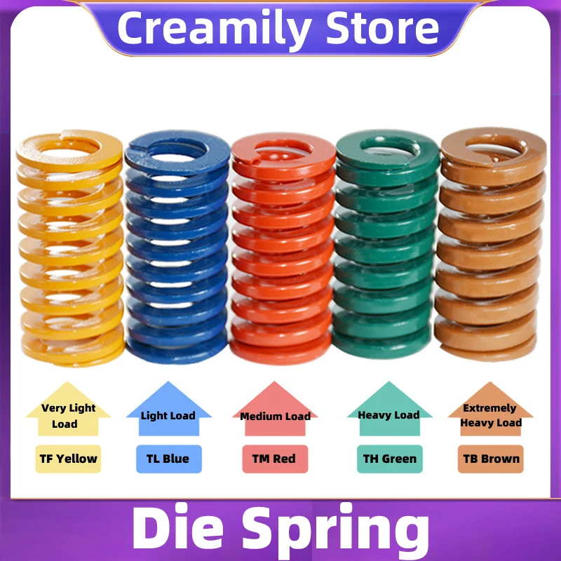 Creamily 2PCS Spiral Heavy Load Stamping Compression Mould Die Spring Multifunctional Spring Red Blue Yellow Green Brown
Creamily 2PCS Spiral Heavy Load Stamping Compression Mould Die Spring Multifunctional Spring Red Blue Yellow Green Brown