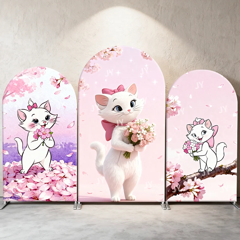 Marie Cat Arch Backdrop Cover Cherry Blossom Flower Scene Pink Theme Kids Birthday Party Photo Booth Decor Background
Marie Cat Arch Backdrop Cover Cherry Blossom Flower Scene Pink Theme Kids Birthday Party Photo Booth Decor Background