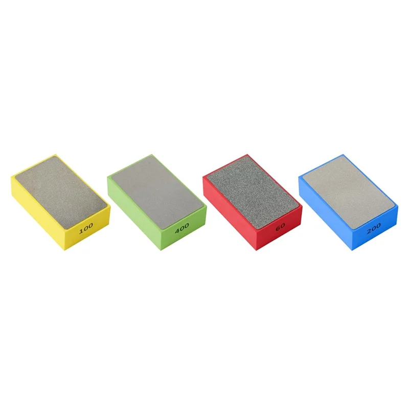 SOFT-4Pcs Diamond Hand Polishing Pads For Tile, Glass, Wood, Marble, Diamond Sanding Block 60 , 100 ,200 ,400
SOFT-4Pcs Diamond Hand Polishing Pads For Tile, Glass, Wood, Marble, Diamond Sanding Block 60 , 100 ,200 ,400