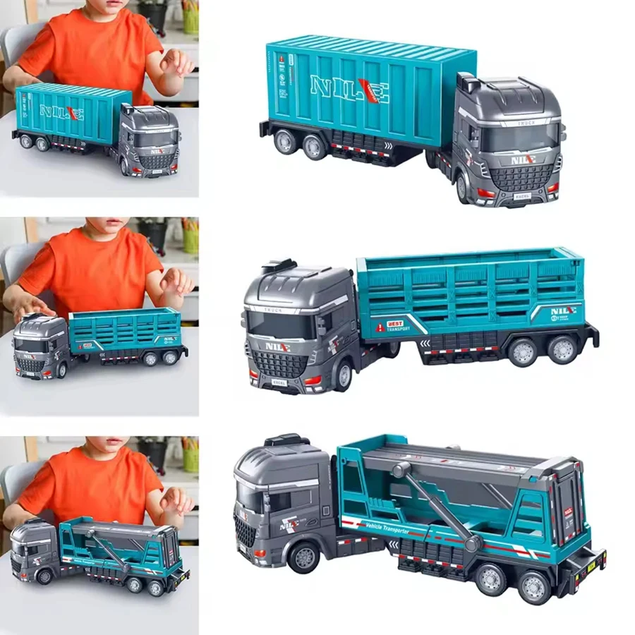 Container Truck Model Diecast Inertial Container Toy Truck Boy Fence Truck Sanitation Truck Semi Trailer Transportation Truck
Container Truck Model Diecast Inertial Container Toy Truck Boy Fence Truck Sanitation Truck Semi Trailer Transportation Truck