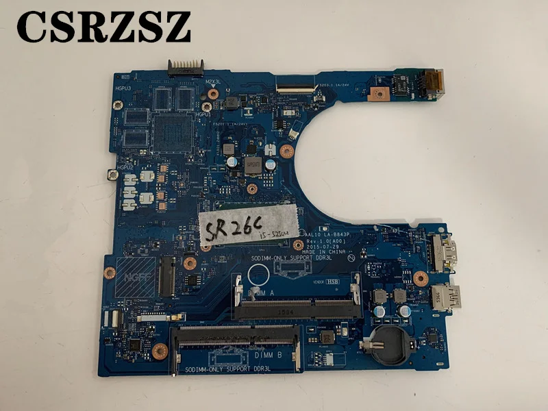CSRZSZ For Original Dell inspiron 5458 5558 Laptop motherboard CN-0XCFXD 0XCFXD XCFXD LA-B843P
CSRZSZ For Original Dell inspiron 5458 5558 Laptop motherboard CN-0XCFXD 0XCFXD XCFXD LA-B843P