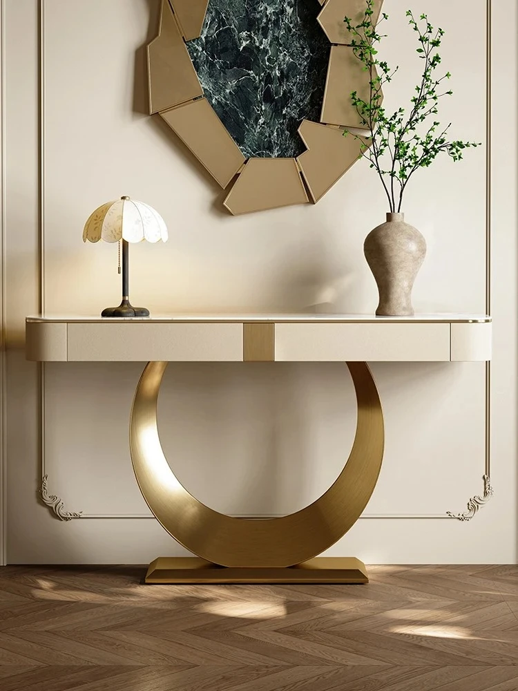 Console Affordable Luxury Style High-End Hallway Corridor Curio Cabinet Aisle Stone Plate Entrance Rack Side View Pieces Table
Console Affordable Luxury Style High-End Hallway Corridor Curio Cabinet Aisle Stone Plate Entrance Rack Side View Pieces Table