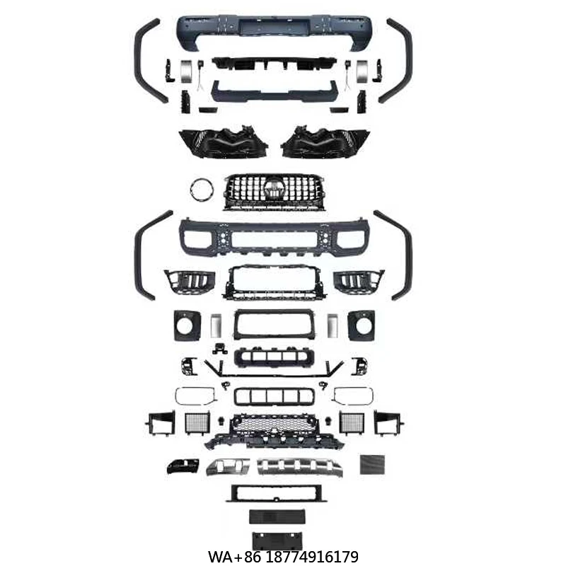 Оптовая цена автозапчастей бампер подходит для моделей G-Class W464 (19-24) обновление W465 обновленный комплект кузова
Оптовая цена автозапчастей бампер подходит для моделей G-Class W464 (19-24) обновление W465 обновленный комплект кузова