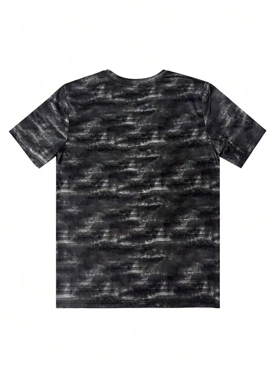 Mens Casual Crew Neck Short Sleeve T-Shirt With Abstract Print Summer
Mens Casual Crew Neck Short Sleeve T-Shirt With Abstract Print Summer