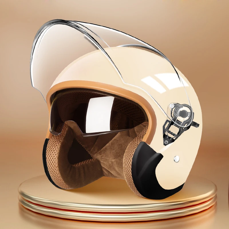3/4 Moto/E-Bike Helmet w/Dual Visor, ABS Shell, EPC Lining, 6 Colors - Safe & Stylish
3/4 Moto/E-Bike Helmet w/Dual Visor, ABS Shell, EPC Lining, 6 Colors - Safe & Stylish