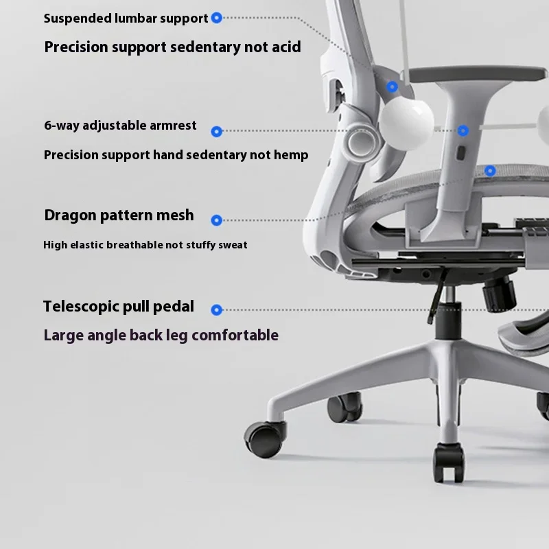 3D Ultra Ergonomic Chair 6D Max E-sports Aluminium Chairs 360° Rotation Footrest Gaming Office Silla De Escritorio Furniture
3D Ultra Ergonomic Chair 6D Max E-sports Aluminium Chairs 360° Rotation Footrest Gaming Office Silla De Escritorio Furniture
