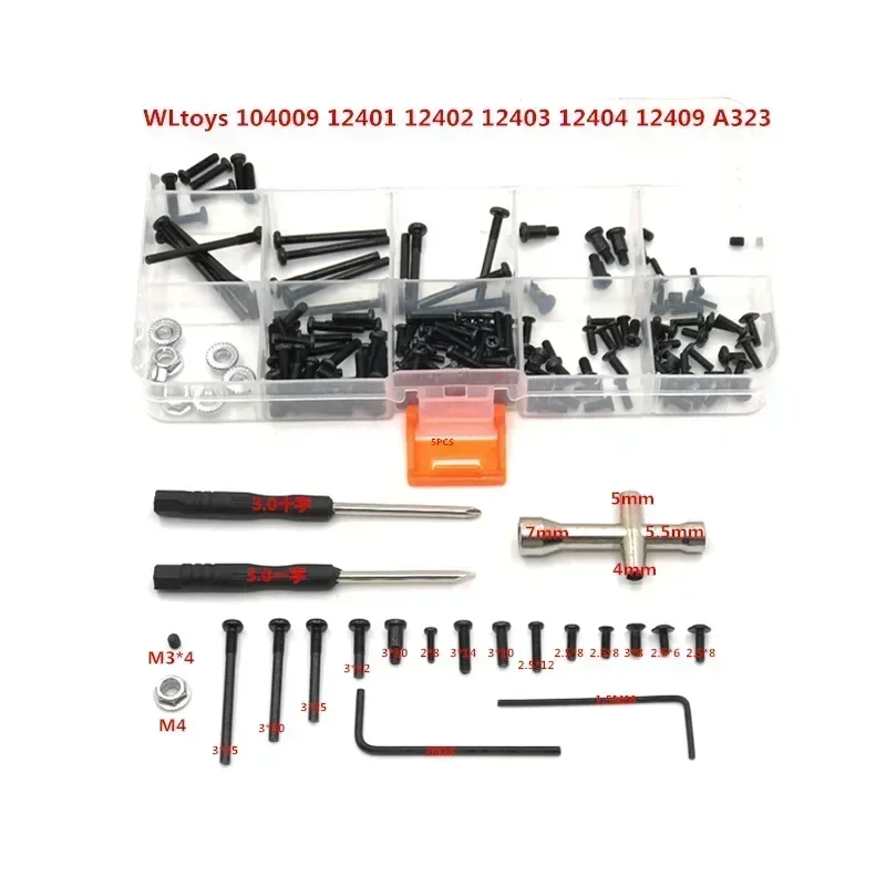 Upgrade Modification Screw Tool Box For WLtoys 104009 12401 12402 12403 12404 12409 A323 RC Car Parts
Upgrade Modification Screw Tool Box For WLtoys 104009 12401 12402 12403 12404 12409 A323 RC Car Parts