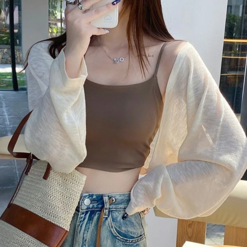 Shawl Sunscreen Cardigan Women's Outdoor Wear Spring Summer Thin Cover Shirt Small Camshoulder Coat Short Knitted Top Air
Shawl Sunscreen Cardigan Women's Outdoor Wear Spring Summer Thin Cover Shirt Small Camshoulder Coat Short Knitted Top Air