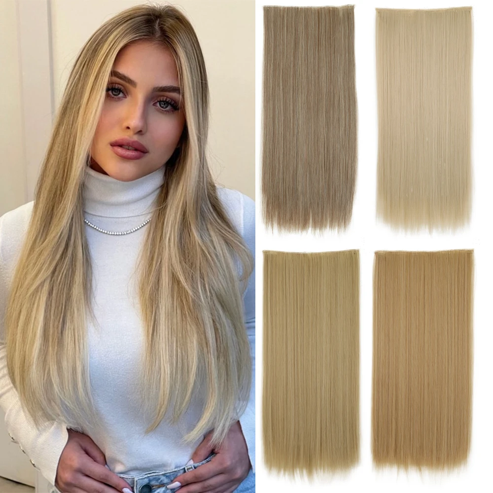 Synthetic 22.4Inch Hair Extensions OnePiece 5 Clips Long Straight Hairstyle Heat Resistant Fake Hairpiece For Women Natural brow
Synthetic 22.4Inch Hair Extensions OnePiece 5 Clips Long Straight Hairstyle Heat Resistant Fake Hairpiece For Women Natural brow