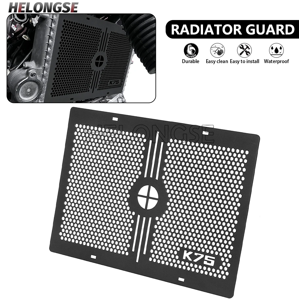 K75/100 Motorcycle Accessories Aluminum Radiator Grille Cover Guard Protection Protetor For BMW K75 K100 Kserie K1100 Cafe Racer
K75/100 Motorcycle Accessories Aluminum Radiator Grille Cover Guard Protection Protetor For BMW K75 K100 Kserie K1100 Cafe Racer