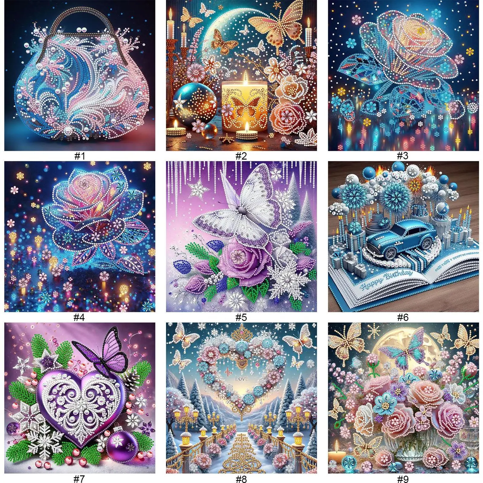Flowers 5D DIY Diamond Art Painting Kits for Gift Home Wall Decor Diamond Art Kits Crystal Rhinestones Diamond Painting 30x30cm
Flowers 5D DIY Diamond Art Painting Kits for Gift Home Wall Decor Diamond Art Kits Crystal Rhinestones Diamond Painting 30x30cm