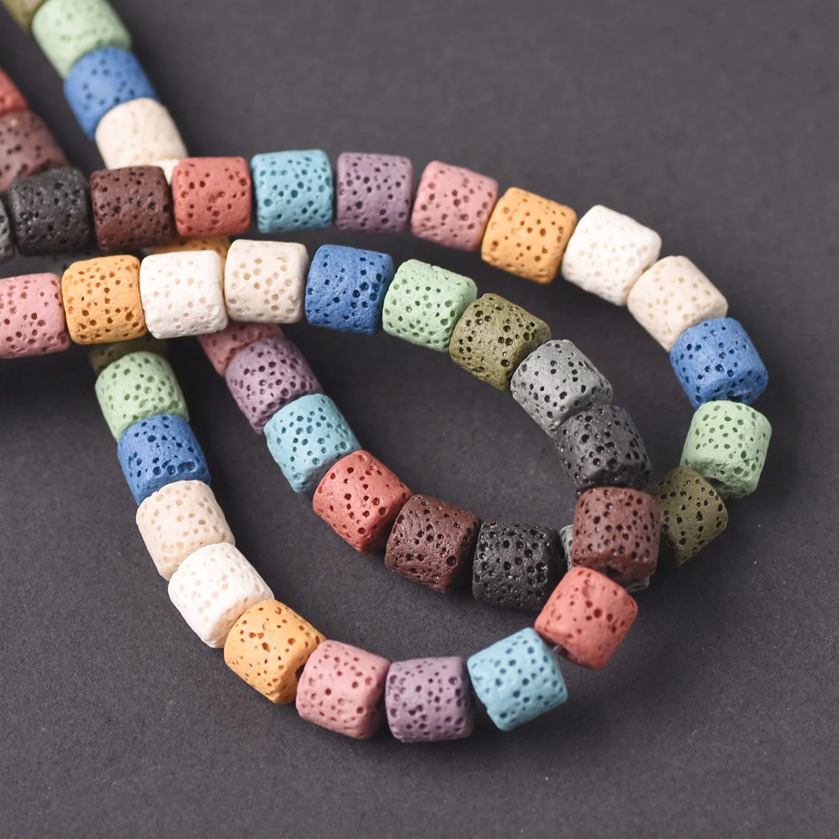 10pcs 8mm 10mm Natural Volcanic Lava Stone Cylinder Shape Loose Beads For Jewelry Making DIY Bracelet Findings
10pcs 8mm 10mm Natural Volcanic Lava Stone Cylinder Shape Loose Beads For Jewelry Making DIY Bracelet Findings