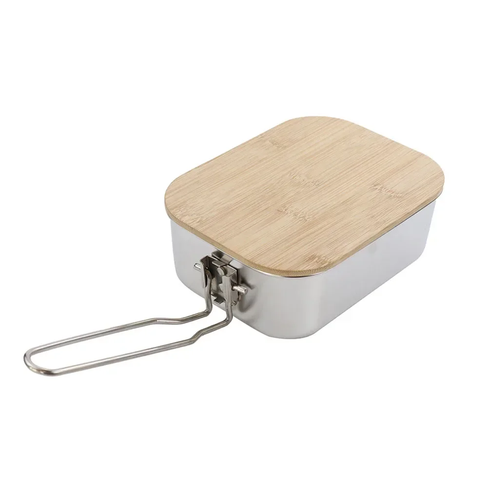 New 900ml Bento Box Box Lunch Box Anti-Rust Camping Lightweight Long Handled Mini Non-stick Portable Tableware
New 900ml Bento Box Box Lunch Box Anti-Rust Camping Lightweight Long Handled Mini Non-stick Portable Tableware