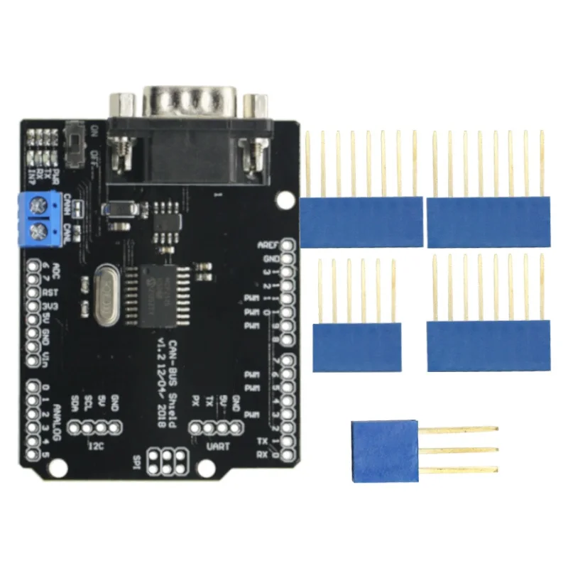 MCP2515 EF02037 CAN BUS щит контроллера платы связи высокая скорость CAN V2.0B модуль для Arduino для Freaduino DIY KIT
MCP2515 EF02037 CAN BUS щит контроллера платы связи высокая скорость CAN V2.0B модуль для Arduino для Freaduino DIY KIT