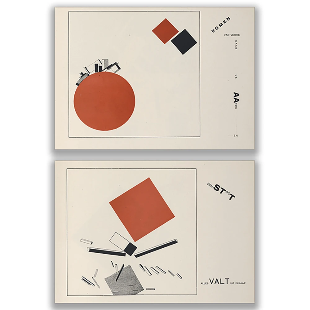 El Lissitzky print, A Tale of Two Squares, Suprematism. Abstract art canvas painting, living room wall art decoration poster
El Lissitzky print, A Tale of Two Squares, Suprematism. Abstract art canvas painting, living room wall art decoration poster