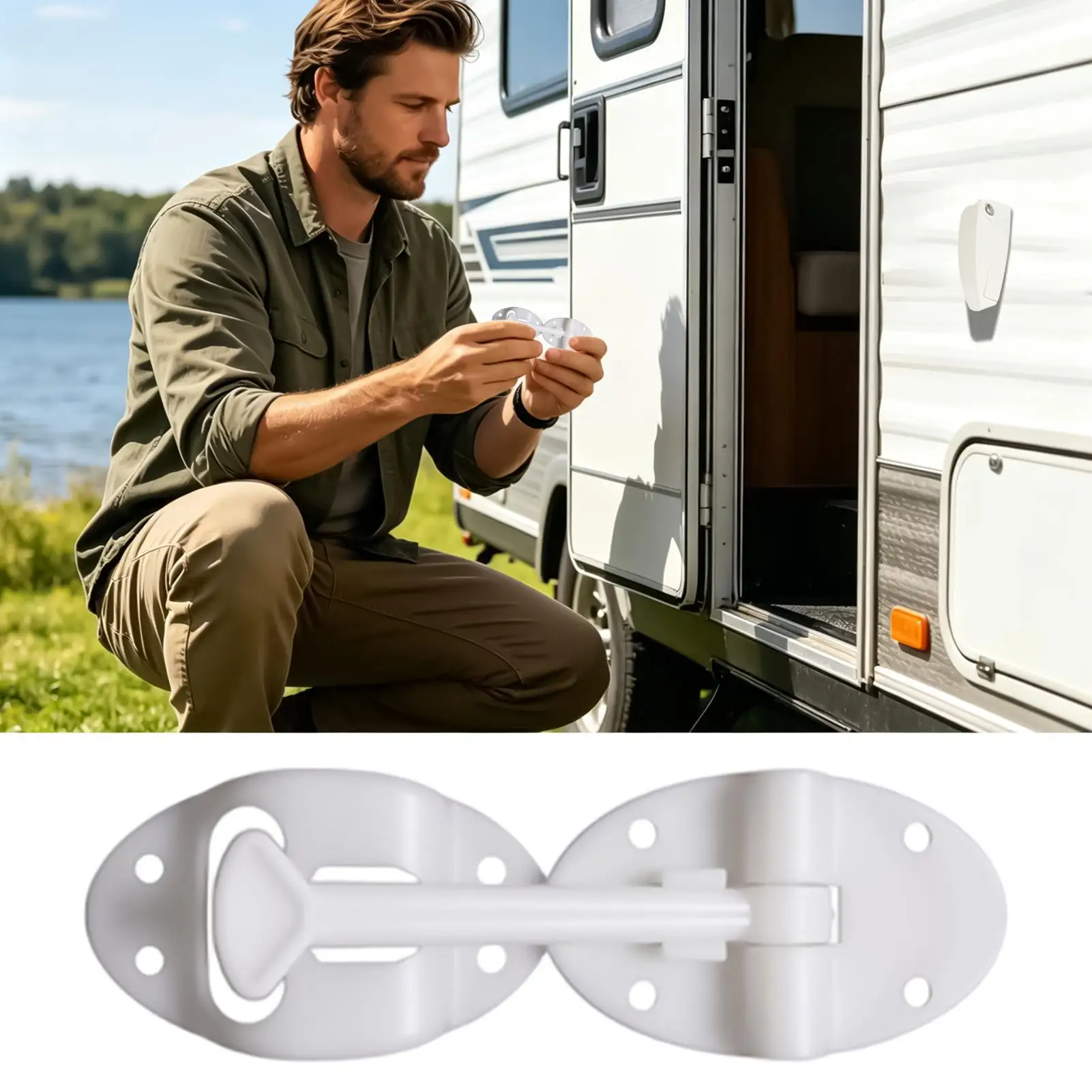 Camper Door Latch 5 Pieces Camper Entry T Shape Holder Replacement RV T Shape Door Holder For Trailer Van Cargo Motorhome Home
Camper Door Latch 5 Pieces Camper Entry T Shape Holder Replacement RV T Shape Door Holder For Trailer Van Cargo Motorhome Home
