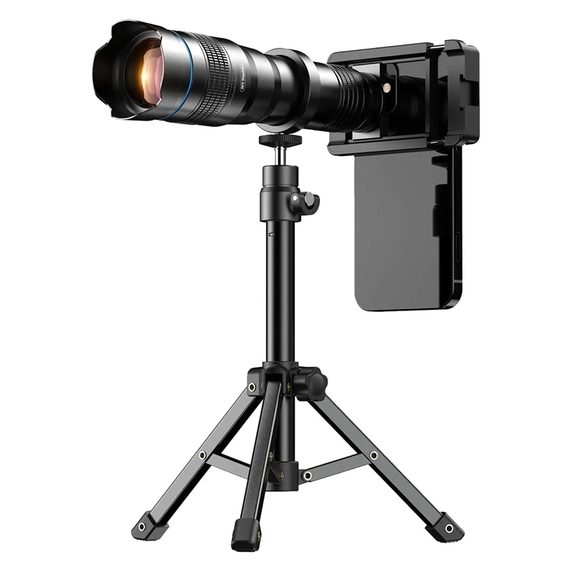 External Telephoto Phone Camera Lens, 36X Optical Magnification Mobilephone Lens with Tripod and Phone Clip
External Telephoto Phone Camera Lens, 36X Optical Magnification Mobilephone Lens with Tripod and Phone Clip