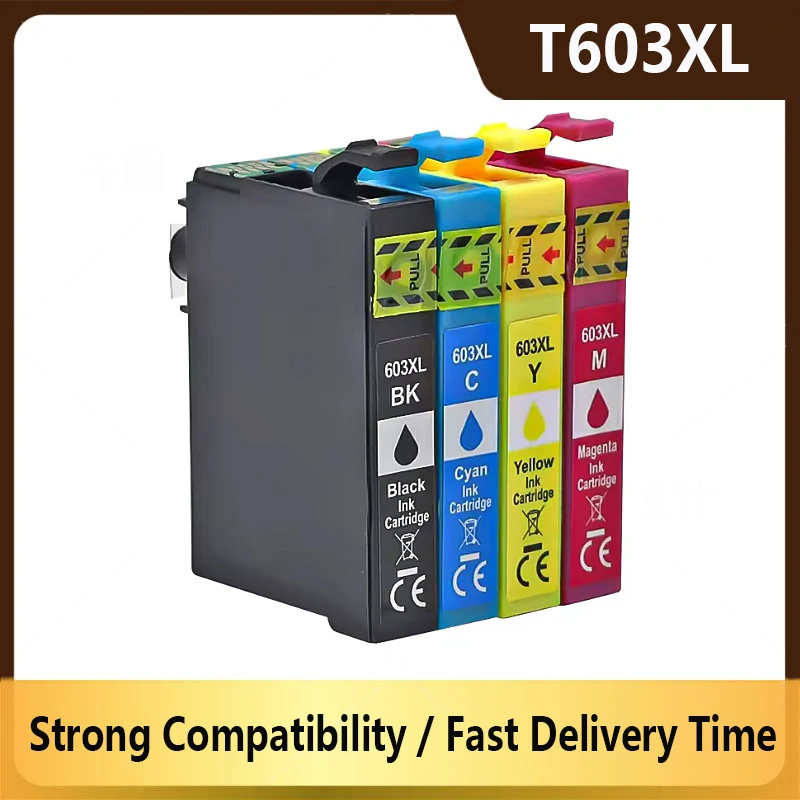 T603XL Compatible For Epson 603XL E603 T603 Ink Cartridge for XP-2100 XP-3100 WF-2810 XP-3105 XP-4100 XP-4105 WF-2830 XP-2105
T603XL Compatible For Epson 603XL E603 T603 Ink Cartridge for XP-2100 XP-3100 WF-2810 XP-3105 XP-4100 XP-4105 WF-2830 XP-2105