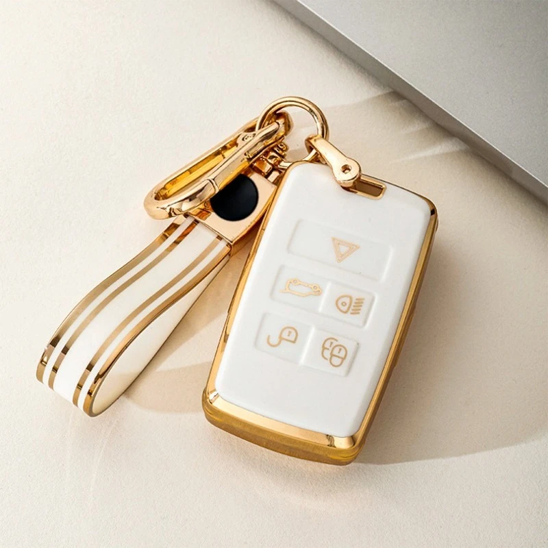 Key Fob Case Cover & Keychain for Land Rover Range Rover Sport, Velar, Evoque, Discovery | Protective
Key Fob Case Cover & Keychain for Land Rover Range Rover Sport, Velar, Evoque, Discovery | Protective