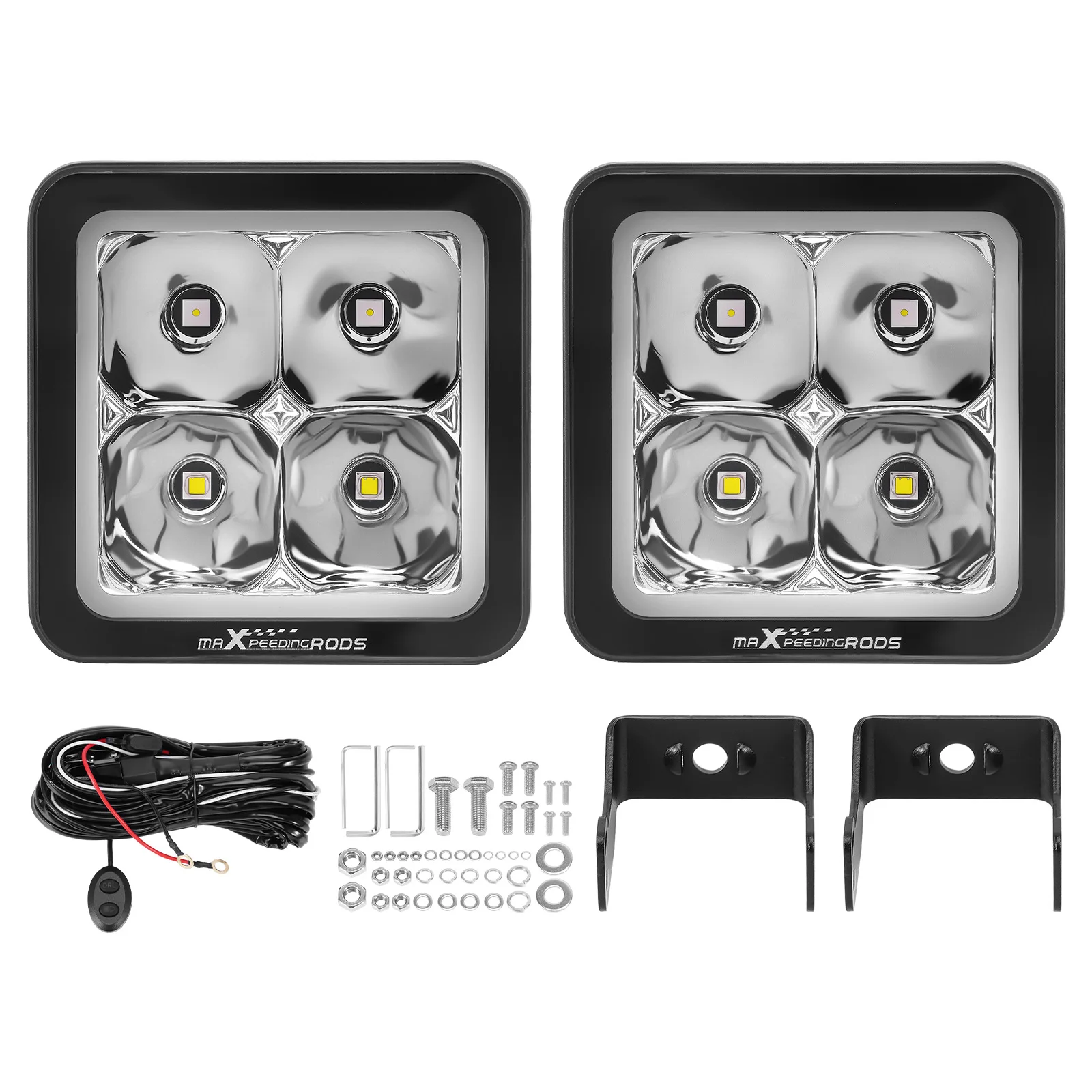 Pair 3.3" LED Work Light Bar Spot Pods Fog Lamp Offroad Driving for Truck ATV
Pair 3.3" LED Work Light Bar Spot Pods Fog Lamp Offroad Driving for Truck ATV