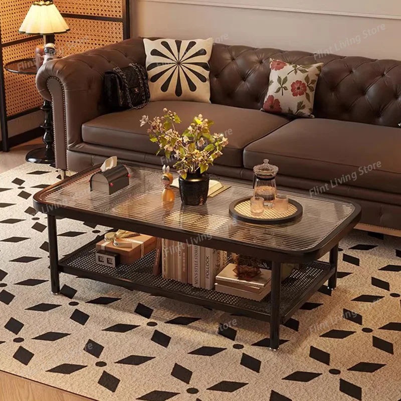 Nordic Living Room Cafe Tables American Style Retro Double Layer Glass Coffee Tables Creativity Cafe Furniture
Nordic Living Room Cafe Tables American Style Retro Double Layer Glass Coffee Tables Creativity Cafe Furniture