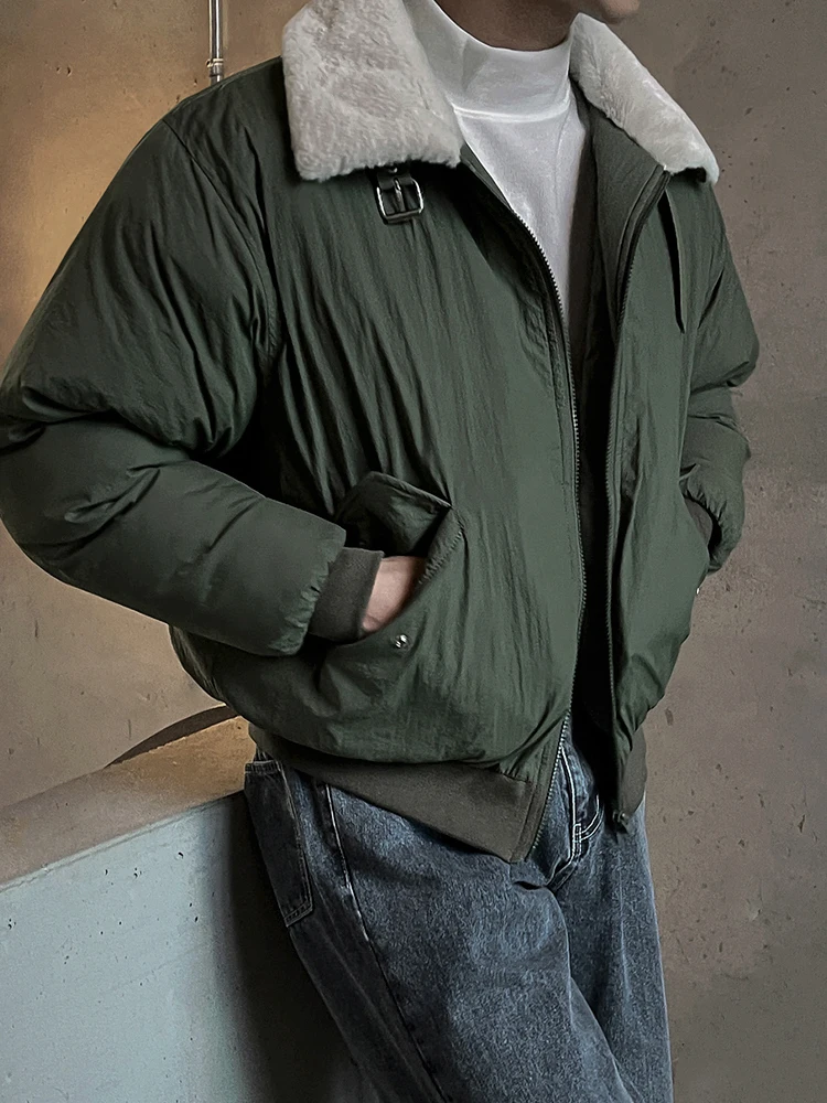 SYUHGFA Solid Color Men's Lamb Wool Padded Coats Turn Down Collar Loose 2024 Winter Simple Thick Male Jackets Streetwear
SYUHGFA Solid Color Men's Lamb Wool Padded Coats Turn Down Collar Loose 2024 Winter Simple Thick Male Jackets Streetwear