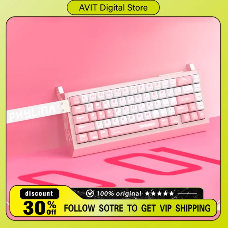 PHYLINA KOOL65 Wired Mechanical Keyboard Magnetic Switch RGB Gasket Structure E-sports Laptop accessories Customized Keyboards
PHYLINA KOOL65 Wired Mechanical Keyboard Magnetic Switch RGB Gasket Structure E-sports Laptop accessories Customized Keyboards