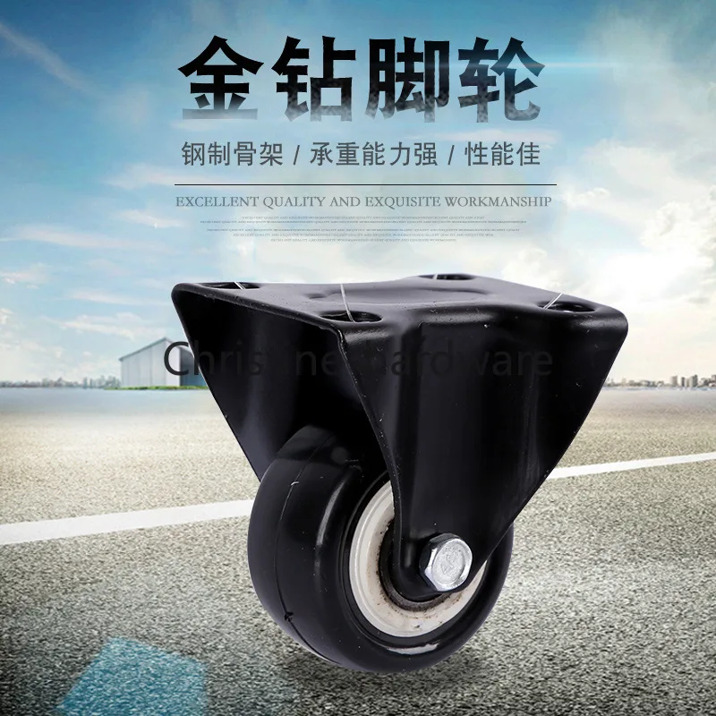 Heavy Duty 616 lb Black 2.0 Inch Dia Polyurethane Fixed Castor Wheels Trolley Furniture Caster Pack of 4
Heavy Duty 616 lb Black 2.0 Inch Dia Polyurethane Fixed Castor Wheels Trolley Furniture Caster Pack of 4