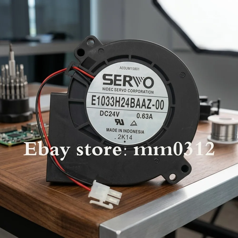 For Servo E1033H24BAAZ-00 9733 DC24V 0.63A 9.7CM 2-Pin turbo blower cooling fan
For Servo E1033H24BAAZ-00 9733 DC24V 0.63A 9.7CM 2-Pin turbo blower cooling fan