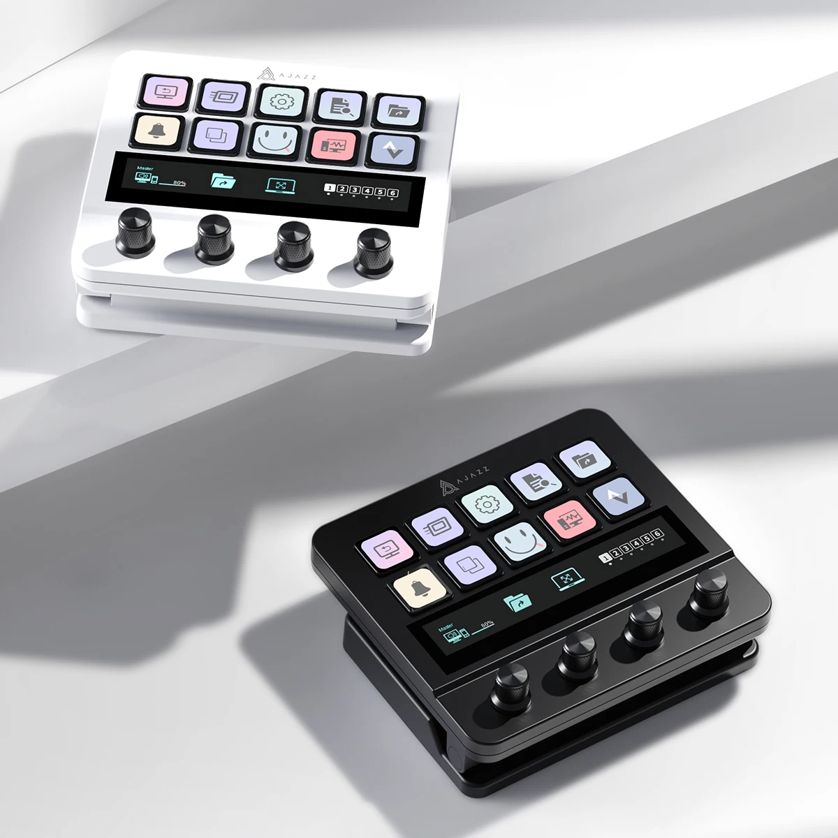 Ajazz AKP05E Customizable LCD Controller Keypad Programmable Desktop Controller