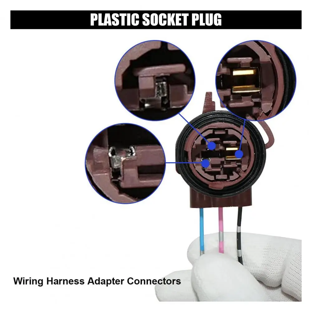 Daytime Running Light Receptacle Waterproof Led Bulb Socket Adapters for Car 2 Pcs Pre-wired Harness Sockets for 3156 for 3157
Daytime Running Light Receptacle Waterproof Led Bulb Socket Adapters for Car 2 Pcs Pre-wired Harness Sockets for 3156 for 3157