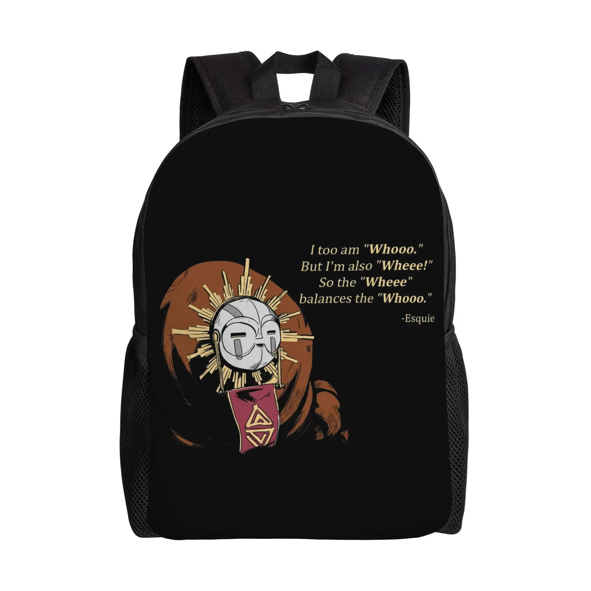 Рюкзак Clair Obscur Expedition 33 Esquie для мужчин и женщин, стильный студенческий рюкзак для походов и путешествий, с забавными цитатами, для ноутбука, из прочной ткани
Рюкзак Clair Obscur Expedition 33 Esquie для мужчин и женщин, стильный студенческий рюкзак для походов и путешествий, с забавными цитатами, для ноутбука, из прочной ткани