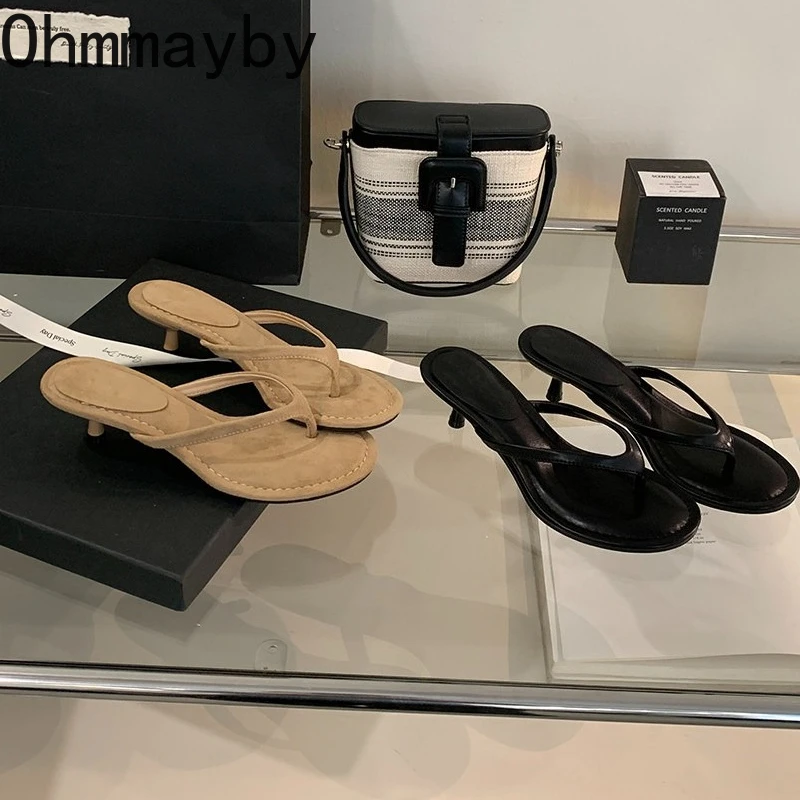 Summer Fashion Flip Flop Women Round Clip Toe Slippers Ladies Comfort Elegant Thin Low Heels Dress Slides Zapatos De Mujer
Summer Fashion Flip Flop Women Round Clip Toe Slippers Ladies Comfort Elegant Thin Low Heels Dress Slides Zapatos De Mujer