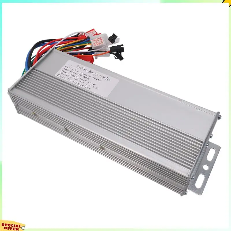 TURE 10X 72V 1500W Electric Bicycle Controller Scooter Brushless Dc Motor Speed Controller
TURE 10X 72V 1500W Electric Bicycle Controller Scooter Brushless Dc Motor Speed Controller