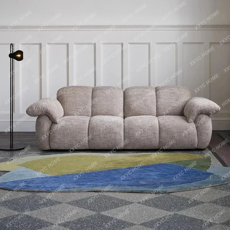 Fabric, retro three-person, simple modern living room straight row adjustable function sofaY
Fabric, retro three-person, simple modern living room straight row adjustable function sofaY