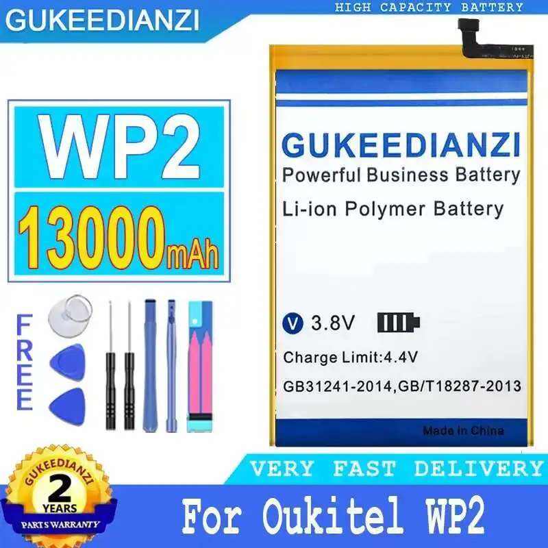 Long-Lasting Performance High-Capacity Mobile Phone Battery 13000Mah For Oukitel WP2
Long-Lasting Performance High-Capacity Mobile Phone Battery 13000Mah For Oukitel WP2