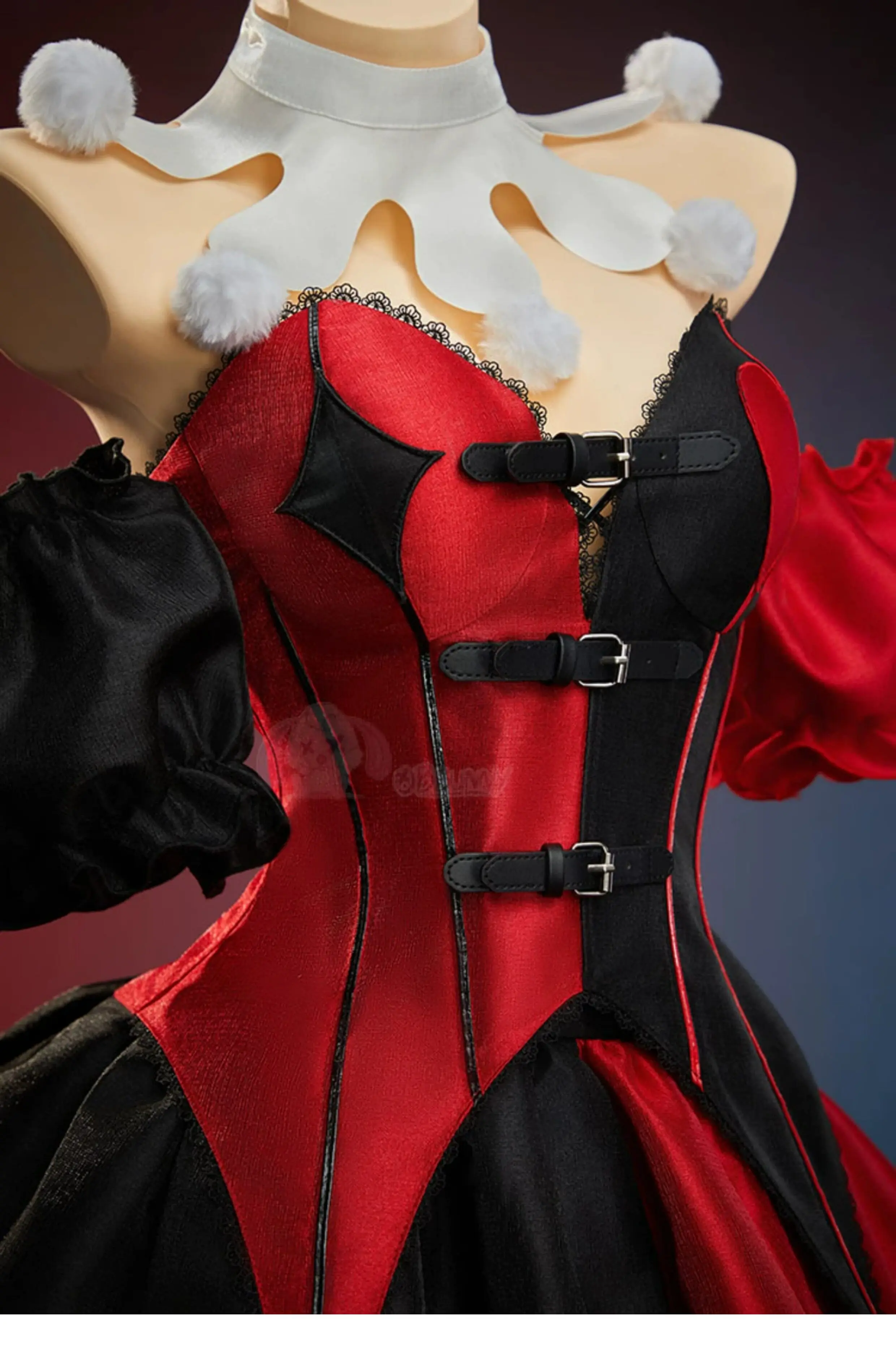 Handmade Cos Outfit: Gothic Lolita Corset Dress Cosplay Costume Red Black Lolita Outfit Halloween Carnival Party
Handmade Cos Outfit: Gothic Lolita Corset Dress Cosplay Costume Red Black Lolita Outfit Halloween Carnival Party